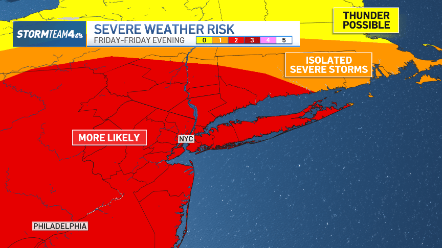 Strong, fast-moving storms threaten Friday evening — followed by coldest air of season